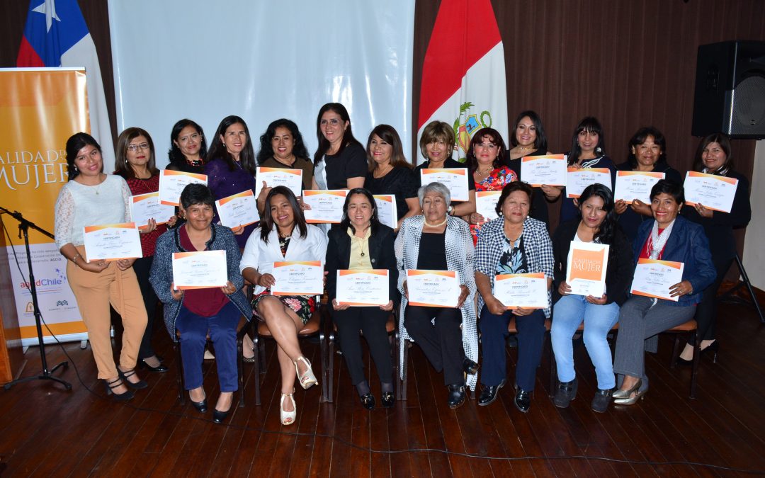 Certificación Escuela Calidad de Mujer Tacna – 2019